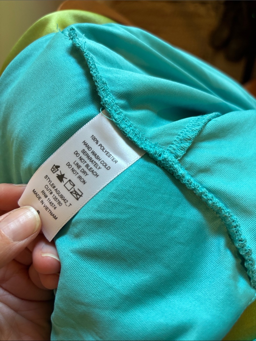 Ro & De Teal Pleated Satin Tie Back Crop Top Size Small Y2K Party Cami - Picture 5 of 6